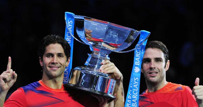 Fernando Verdasco (left) and David Marrero: 2013 champions at the O2