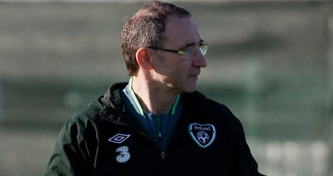 Martin O'Neill: Ireland boss has lost three players for the game with Serbia