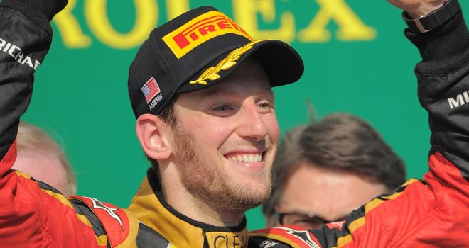 Romain Grosjean: Six podium finishes in 2013