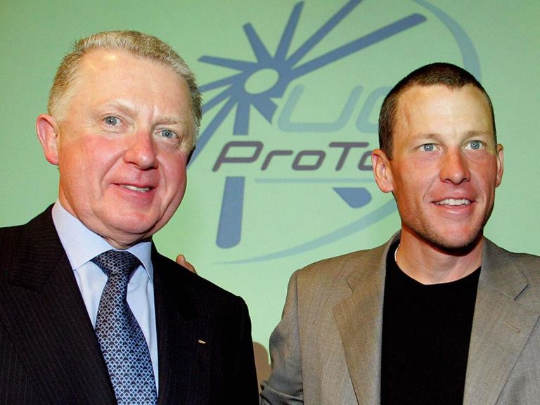 Hein Verbruggen (l): Has dismissed claims by Armstrong
