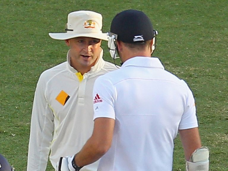 Clarke and Anderson got involved in the first Test in Brisbane