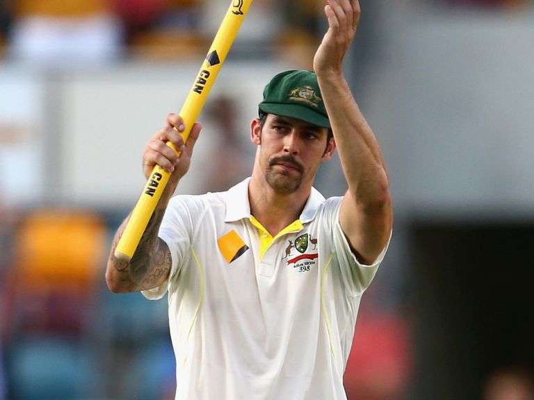 England have struggled to deal with Mitchell Johnson's pace