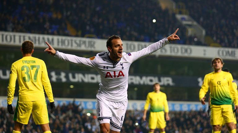 Roberto Soldado: Netted a hat-trick as Tottenham crushed Anzhi Makhachkala