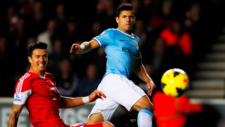 Sergio Aguero: Better than Luis Suarez, according to Manuel Pellegrini