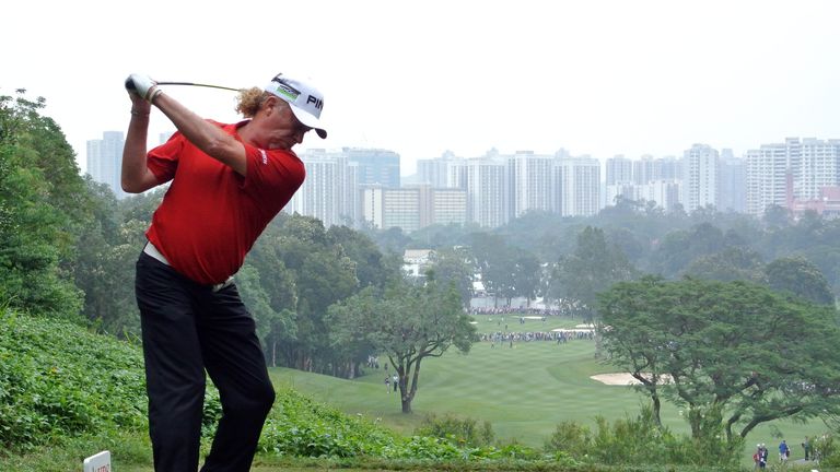 Miguel Angel Jimenez is a three-time winner of the event