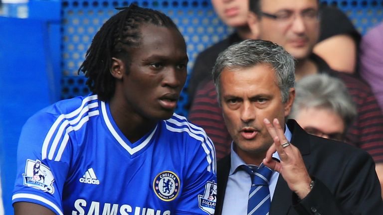 Image result for Romelu lukaku and Mourinho