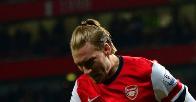 Nicklas Bendtner: Will be fined by Arsenal for his trip to Copenhagen