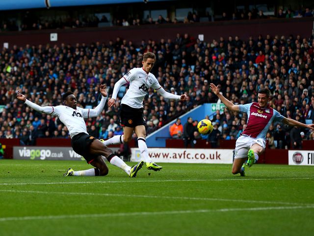 Danny Welbeck was twice on target for Manchester United