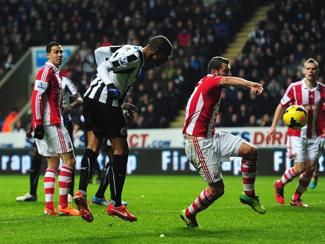 Loic Remy heads home his second of the game