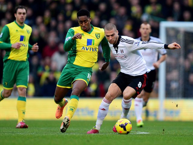 Leroy Fer and Pajtim Kasami battle for the ball