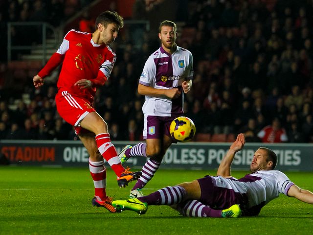 Adam Lallana in action for Southampton