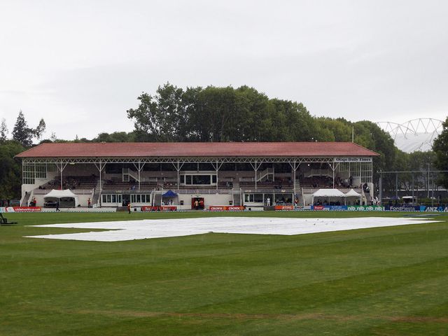 Rain prevented a positive result on day five in Dunedin