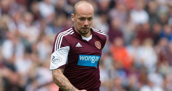 Jamie Hamill: Earned a point for Hearts