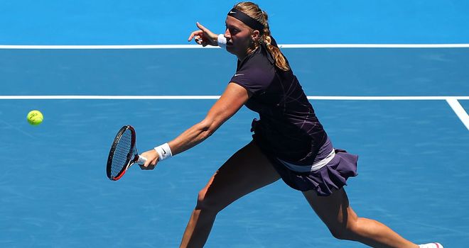 Petra Kvitova: Took an easy victory over Anabel Medina Garrigues in Perth