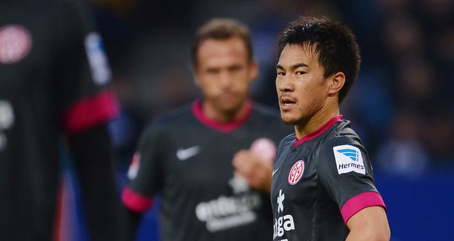 Shinji Okazaki was the star of thw show for Mainz