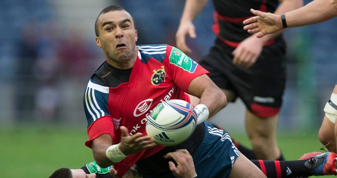 Simon Zebo: Could face Ulster next month