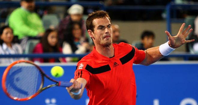 Andy Murray: back on court after surgery