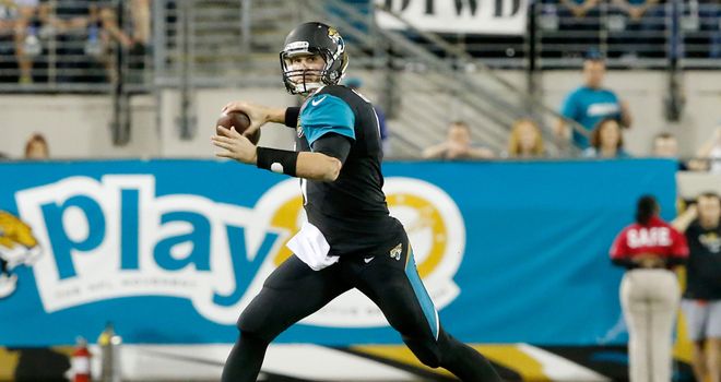 Chad Henne: Threw two touchdown passes for the Jaguars