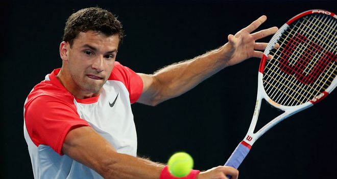 Grigor Dimitrov: Eased past Holland's Robin Haase in straight sets
