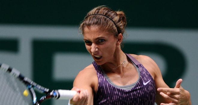 Sara Errani: Was taken to three sets by Chinese wildcard Zheng Saisai