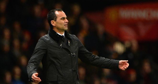 Roberto Martinez: Everton boss guided his side to victory over Manchester United at Old Trafford