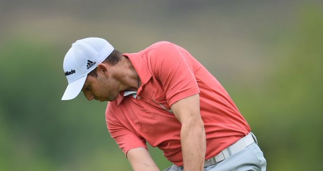 Sergio Garcia led the Nedbank Challenge after the first round was completed