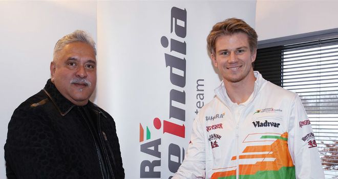 Vijay Mallya first spoke to Nico Hulkenberg about returning to Force India at the Malaysian GP