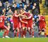 Jonas Olsson: Celebrates his equaliser with Albion team-mates