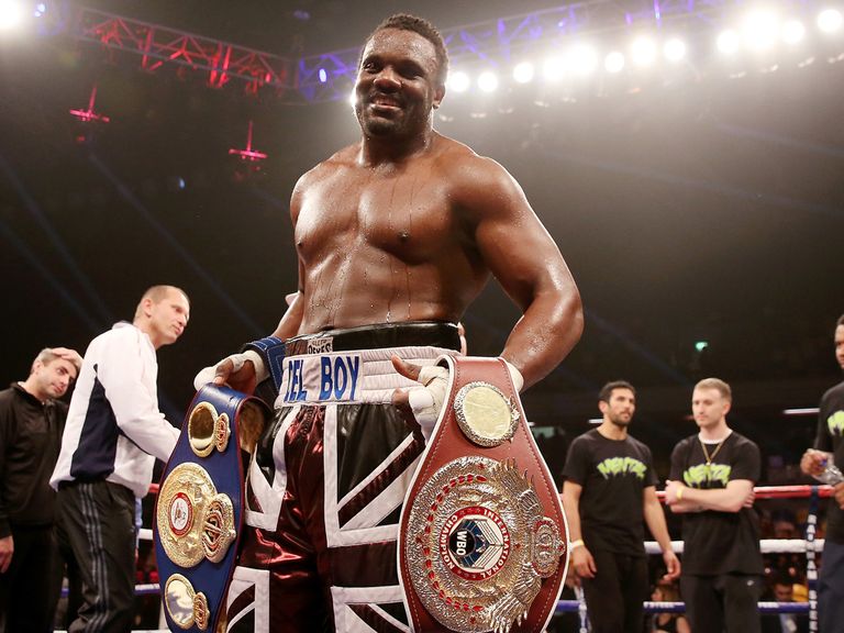 Chisora celebrates victory