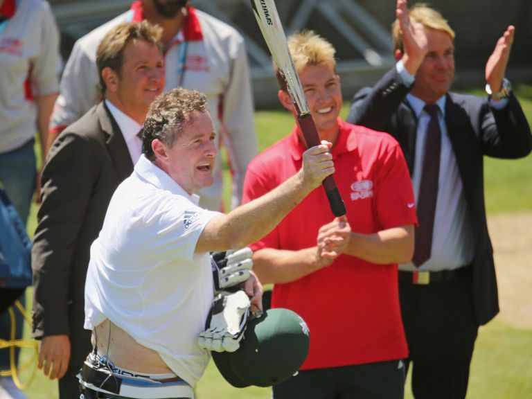Piers Morgan: 'Celebrity cricket fan'
