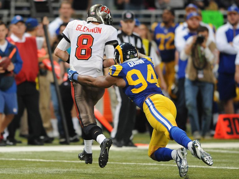 Quinn with another sack