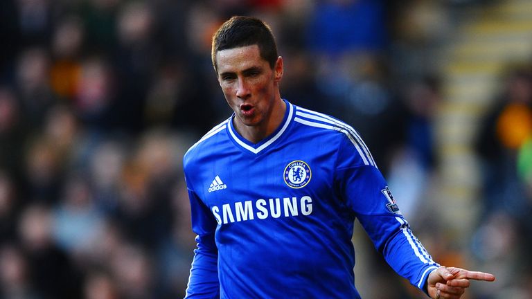 Fernando Torres: Chelsea striker celebrates hos goal at Hull