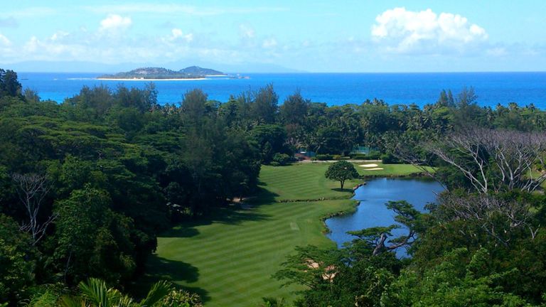 The remarkable view from the 18th tee