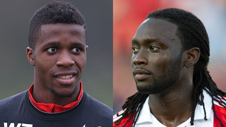 Wilfried Zaha and Kenwyne Jones: Medicals with Cardiff