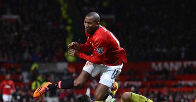 Ashley Young collides with Hugo Lloris