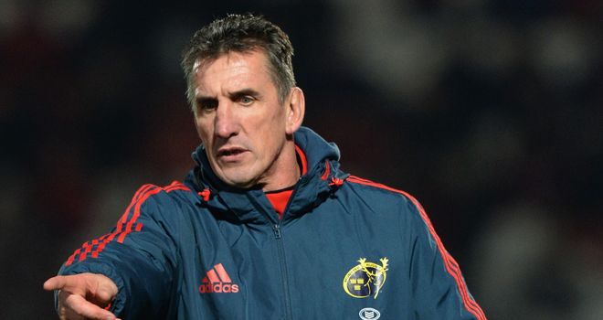 Rob Penney: Makes six changes to his Munster team for trip to Ospreys