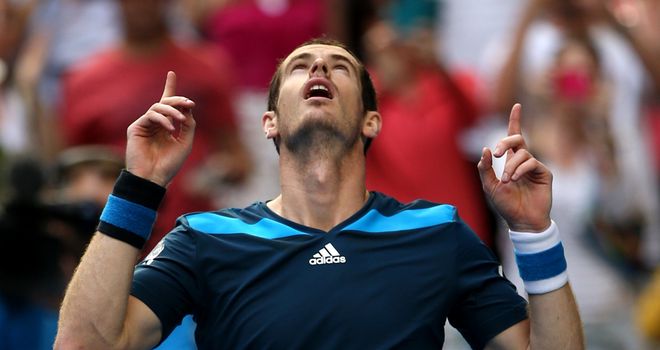 Andy Murray: faces a potential banana skin in 'lucky loser' Stephane Robert