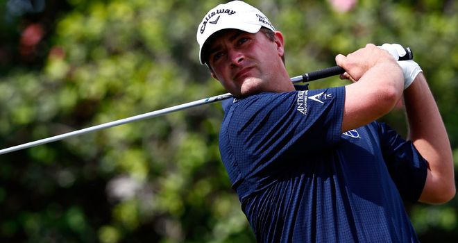 Brian Stuard en route to a second successive 65 in Hawaii