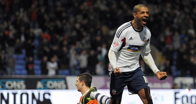 Jermaine Beckford: Celebrates settling FA Cup clash