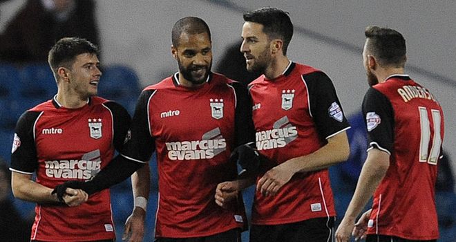 David McGoldrick: Struck late on for Ipswich