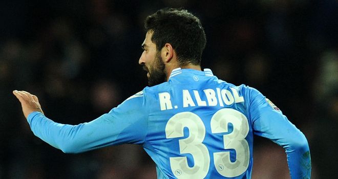 Raul Albiol celebrates his late equaliser