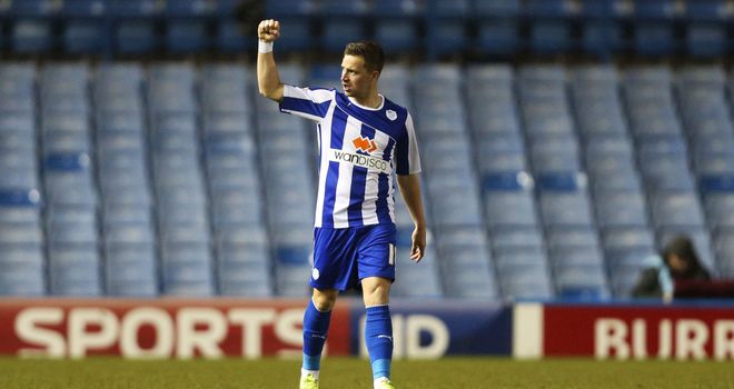 Chris Maguire: Salutes his opening goal
