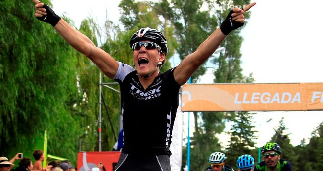 Giacomo Nizzolo sprinted to victory in Juana Koslay