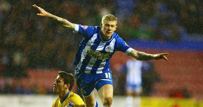 James McClean: Fired Wigan past Ipswich