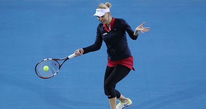 Elena Vesnina overcame Monica Puig at the Hobart International