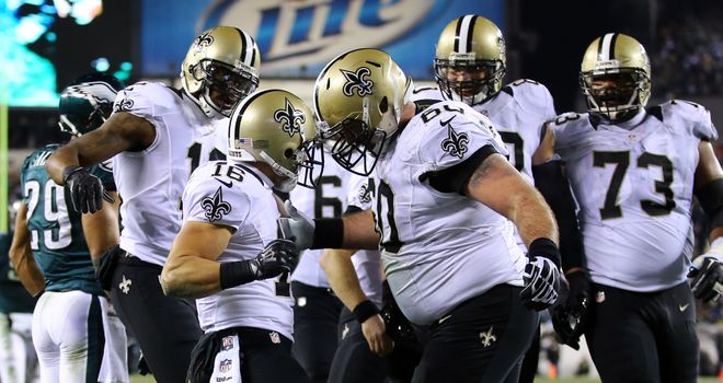 Lance Moore: New Orleans Saints star celebrates his touchdown