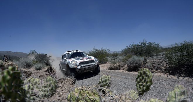 Nasser Al-Attiyah: Qatari driver led the way on stage eight of Dakar Rally