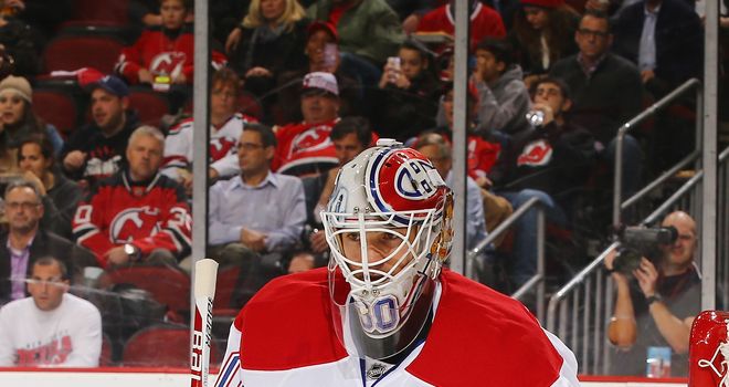 Peter Budaj made a total of 34 saves for the Montreal Canadiens