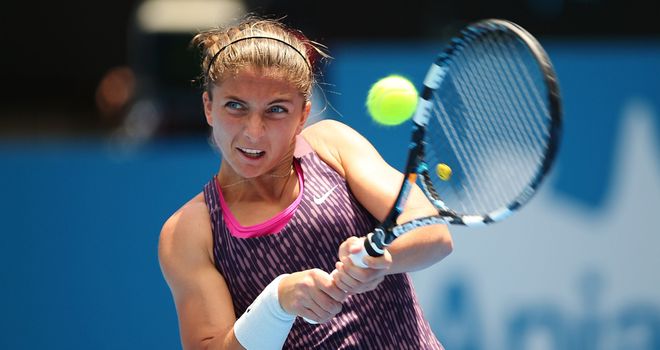 Sara Errani: Had no problems progressing to the second round in Sydney