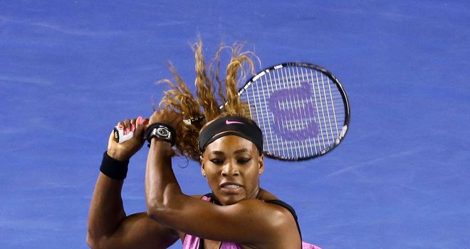 Serena Williams: Dropped only three games in her opening round match
